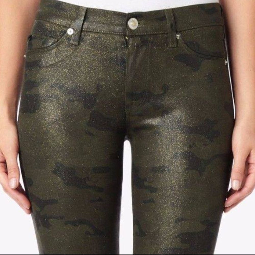 Women's HUDSON sz 24 Nico Super Skinny Camo Jeans - Picture 2 of 8